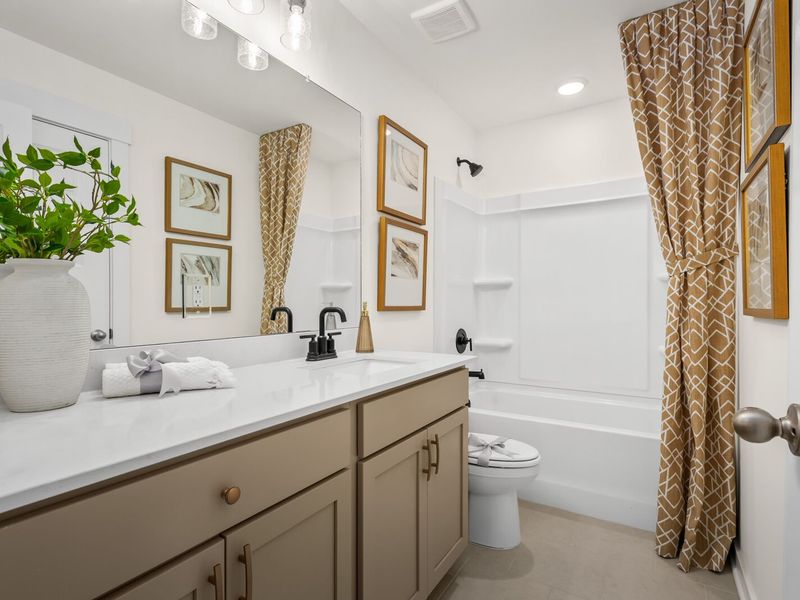 Representative furnished interior of a home built from the The Ridgeport E by Davidson Homes LLC in Benders Cove, Mount Juliet (Image 34).