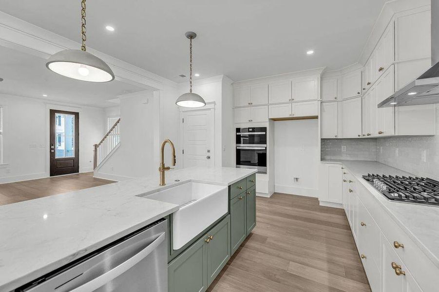Furnished interior view inside a new home in Central Park, Charleston (Image 5).