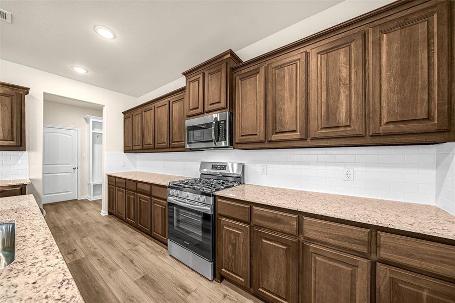 Furnished interior view inside a new home in Liberty Pointe, Gainesville (Image 9). Furnished interior view inside a new home in Liberty Pointe, Gainesville (Image 9).