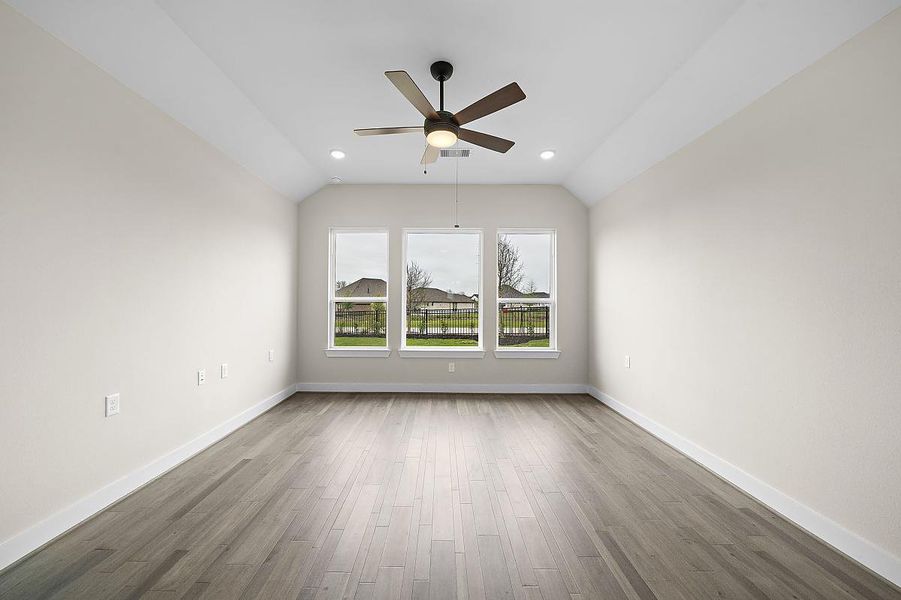 Representative unfurnished interior of a home built from the Sweet Clover by Caldwell Homes in The Highlands, Porter (Image 16). Representative unfurnished interior of a home built from the Sweet Clover by Caldwell Homes in The Highlands, Porter (Image 16).