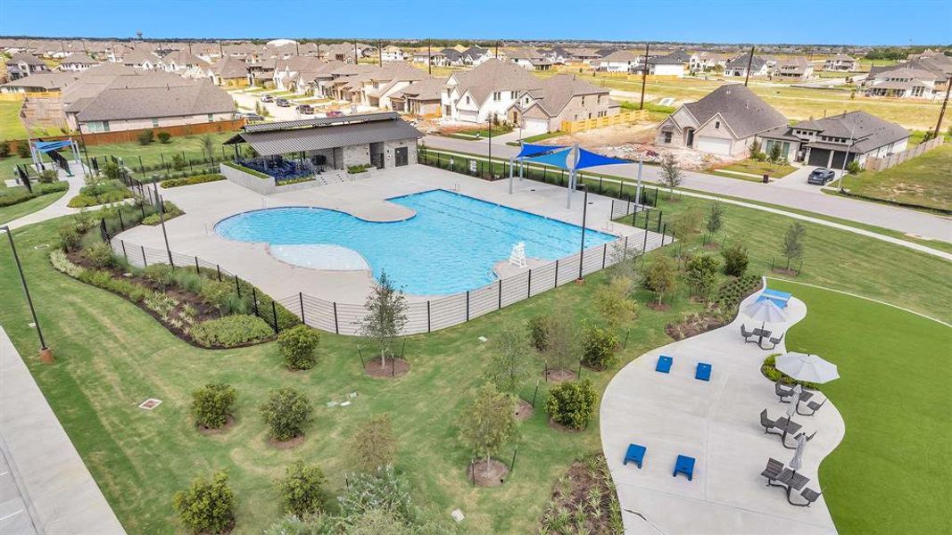 View and feel the serenity from the pool area.