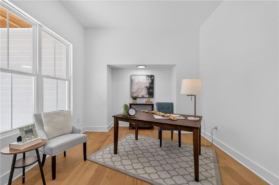 Furnished interior view inside a new home in , Cumming (Image 16).
