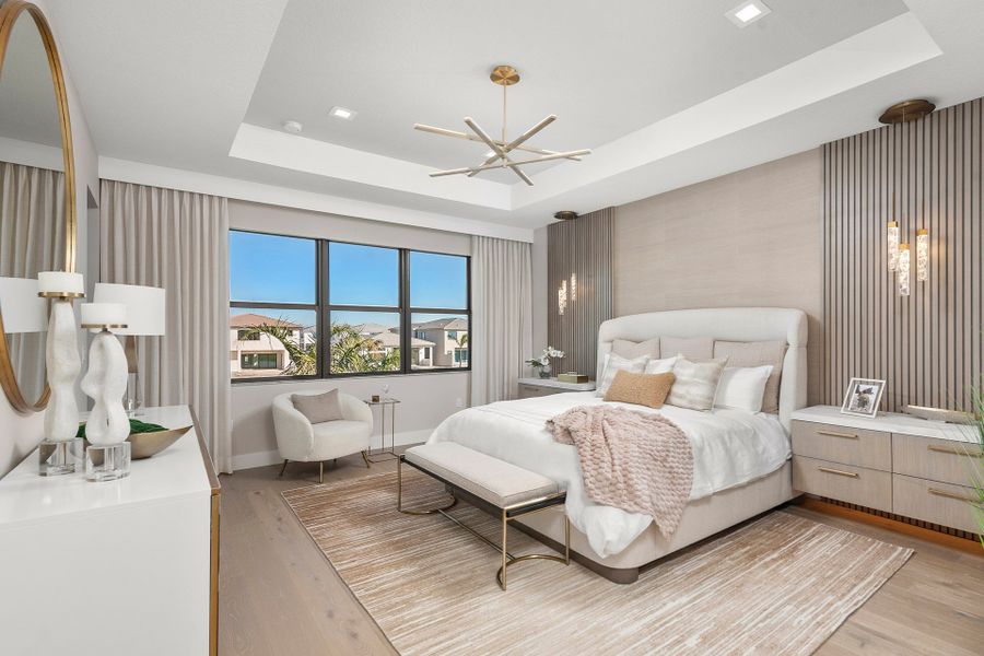 Representative furnished interior of a home built from the Mallorca by GL Homes in Lotus Edge, Boca Raton (Image 12).
