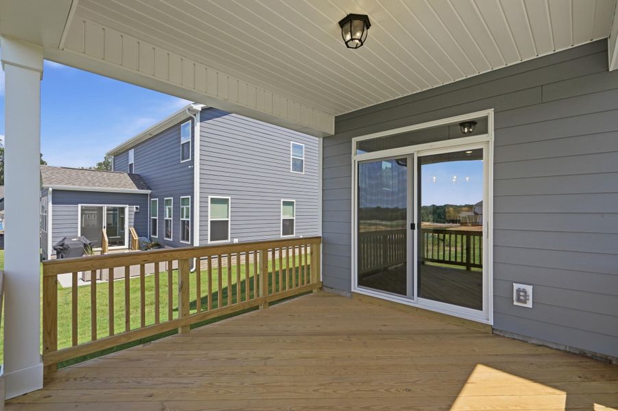 Exterior details and patio area of a home in Waterford Commons, Rock Hill (Image 4).