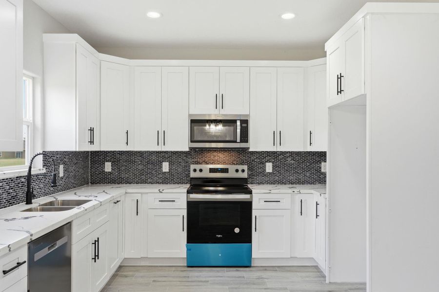 Furnished interior view inside a new home in , Trinity (Image 5).