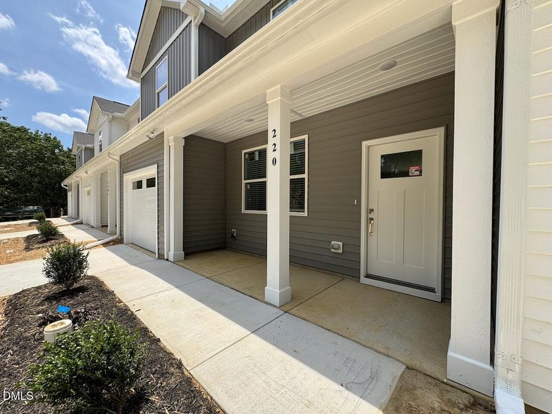 Covered Front Entry