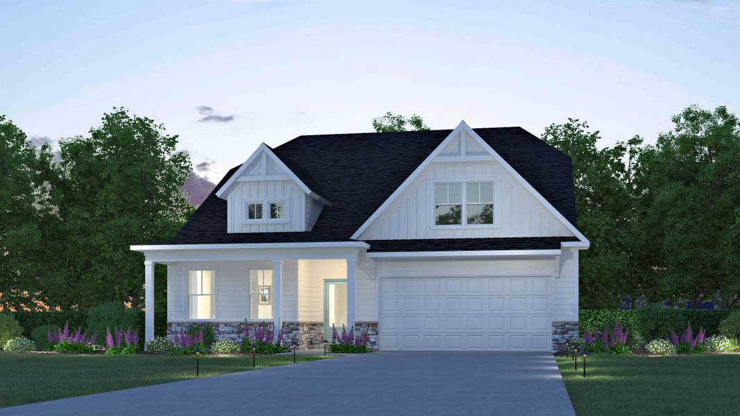 Representative exterior photo of a completed home built from the Reedy by Veranda Homes in Foxbank, Gray Court, SC (Image 29).