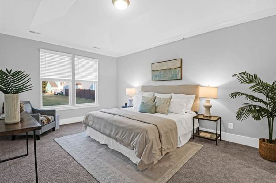 Representative furnished interior of a home built from the Milo P by True Homes in Homecoming, Ravenel (Image 15).