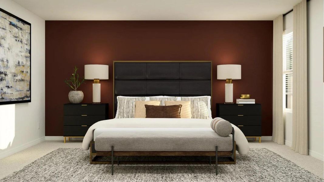 Furnished interior view inside a new home in Brystol at Wylder: The Oaks Collection, Port St. Lucie (Image 7).