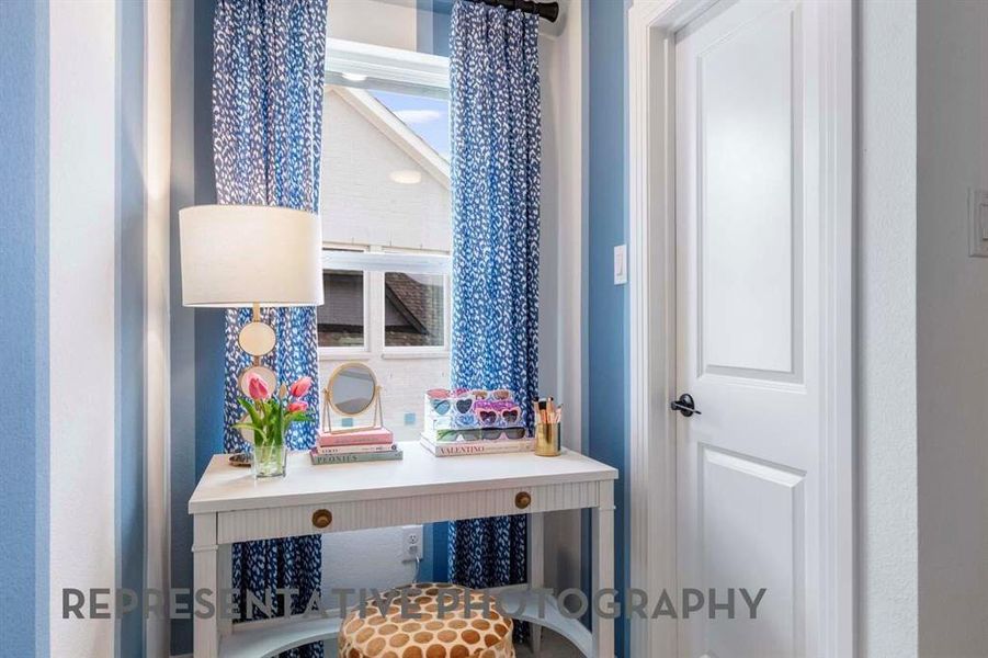 Furnished interior view inside a new home in Wildridge, Oak Point (Image 9).