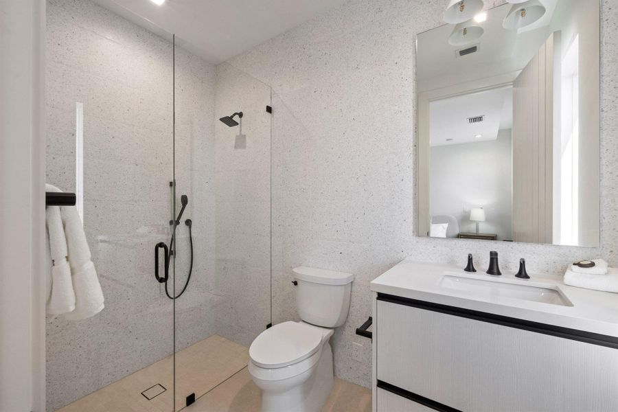 Furnished interior view inside a new home in , Delray Beach (Image 37).