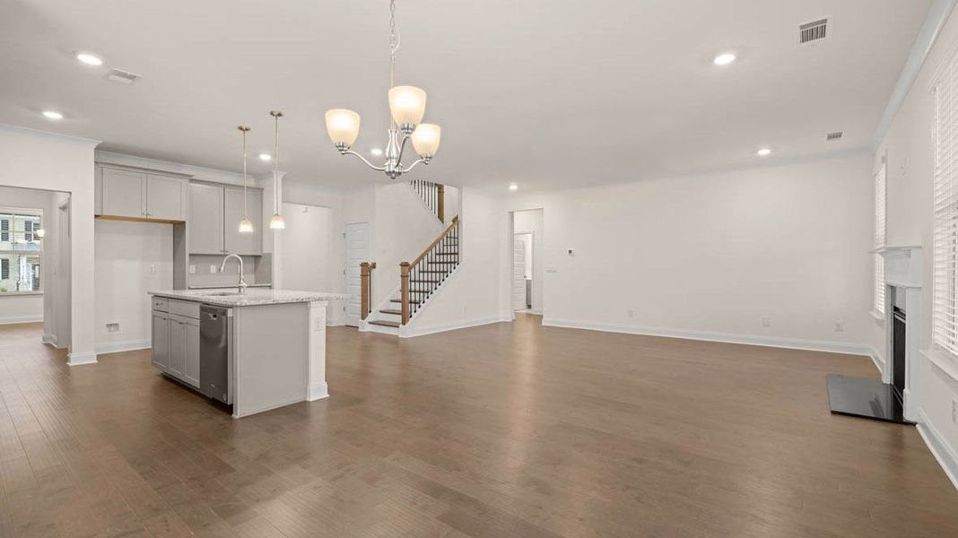 Spacious, unfurnished interior of a new home in The Gates at Pates Creek, Hampton (Image 24).