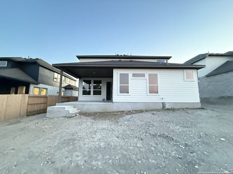 Front exterior of a new home in Buffalo Crossing – New Phase Now Preselling, Cibolo, TX, highlighting curb appeal (Image 18).