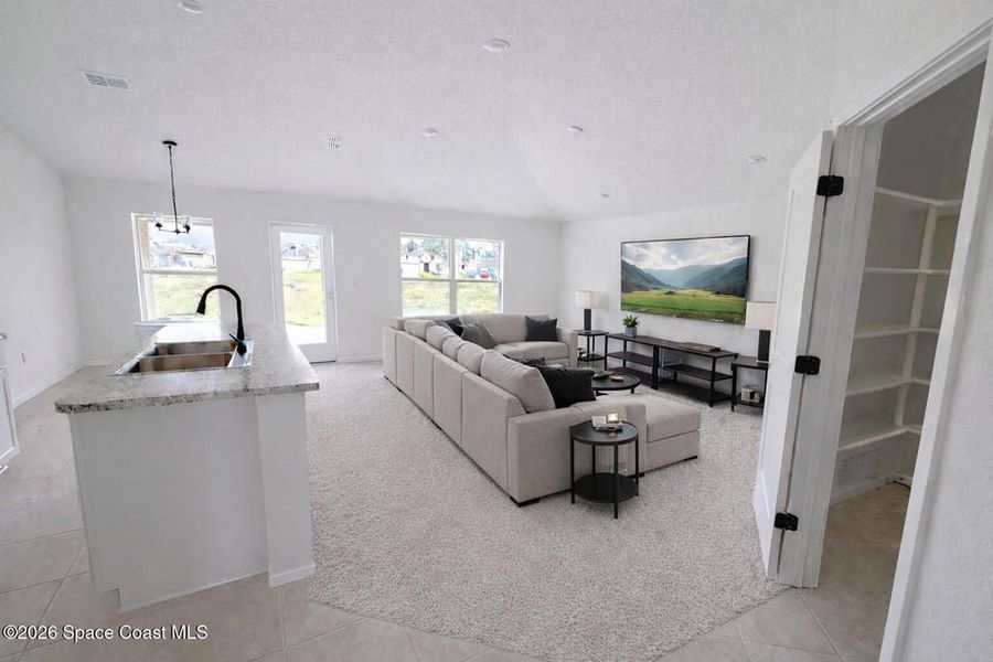 Furnished interior view inside a new home in St. John's Preserve, Palm Bay (Image 7).