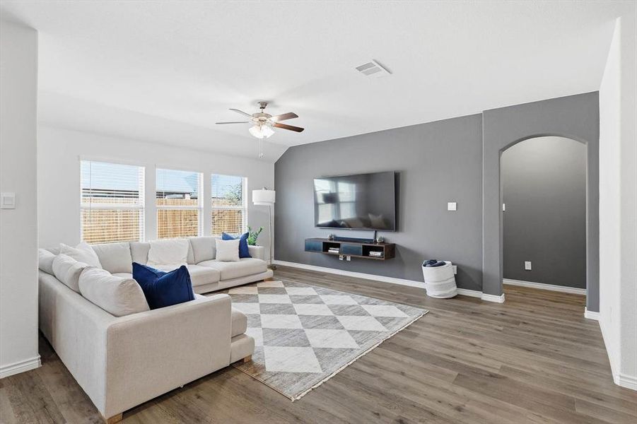 Furnished interior view inside a new home in , Aubrey (Image 14).