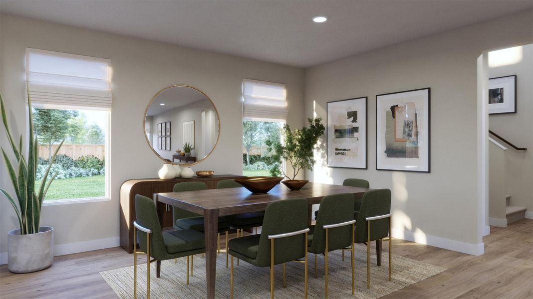 Furnished interior view inside a new home in Parkton Square, Kyle (Image 6).