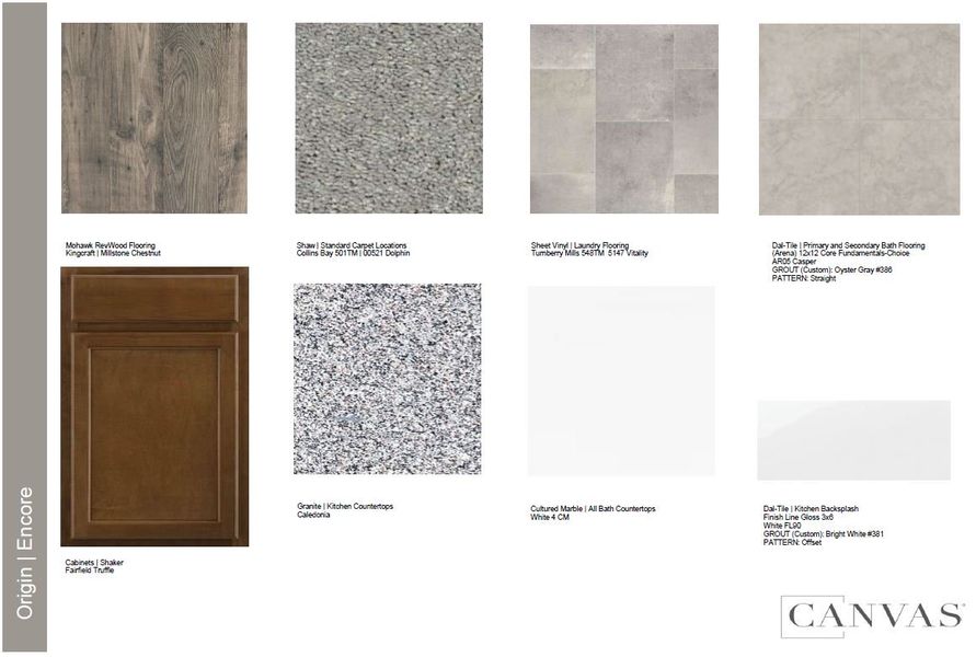 Sample of building materials used in homes in Auburn Glen, Dacula (Image 25).