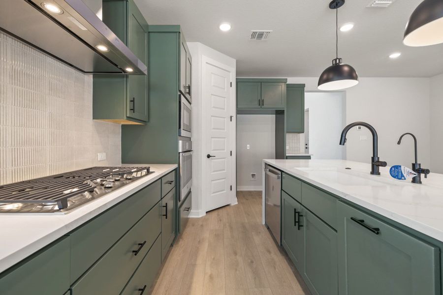 Furnished interior view inside a new home in Heritage, Dripping Springs (Image 16).