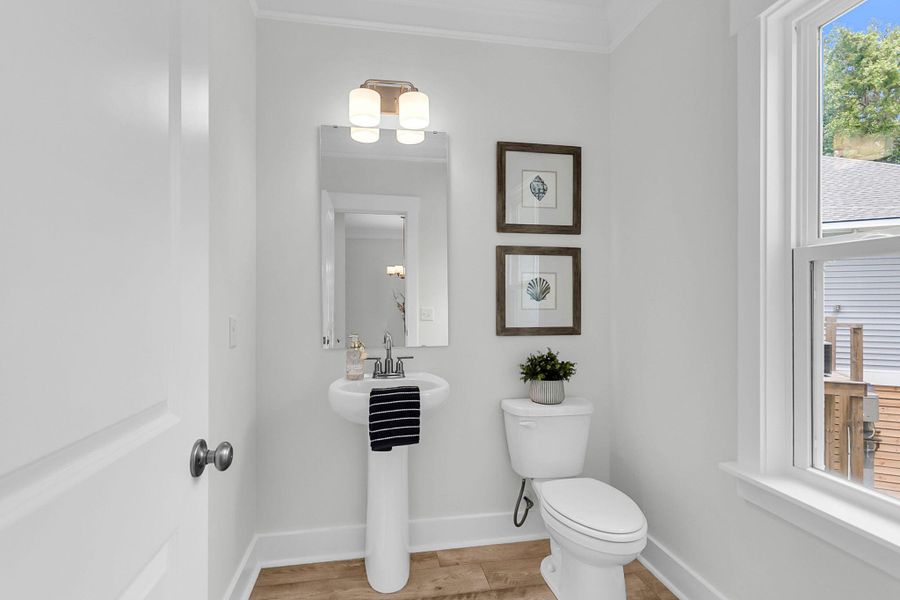 Furnished interior view inside a new home in , Charleston (Image 10).