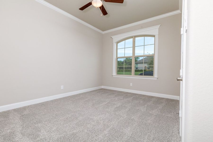 Representative unfurnished interior of a home built from the The Michie by West Point Homes in Riverdance, Keller (Image 22). Representative unfurnished interior of a home built from the The Michie by West Point Homes in Riverdance, Keller (Image 22).