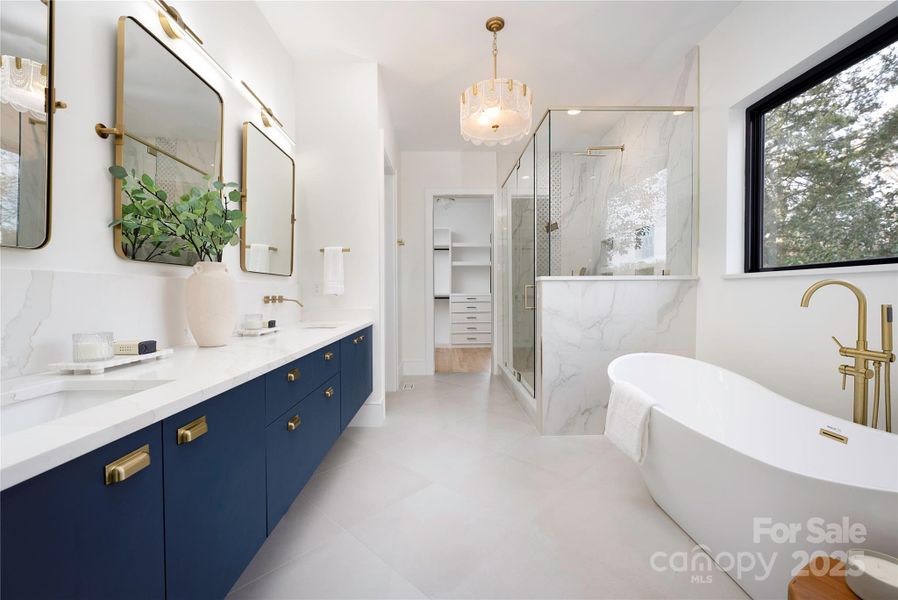 Furnished interior view inside a new home in , Charlotte (Image 6).