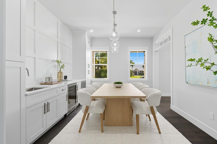 Furnished interior view inside a new home in , Palm Beach Gardens (Image 13).