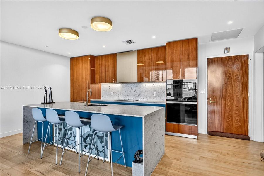 Furnished interior view inside a new home in , Miami (Image 8).