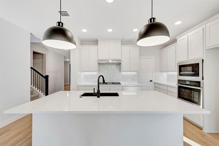 Furnished interior view inside a new home in Solterra - Garden Series, Mesquite (Image 11).