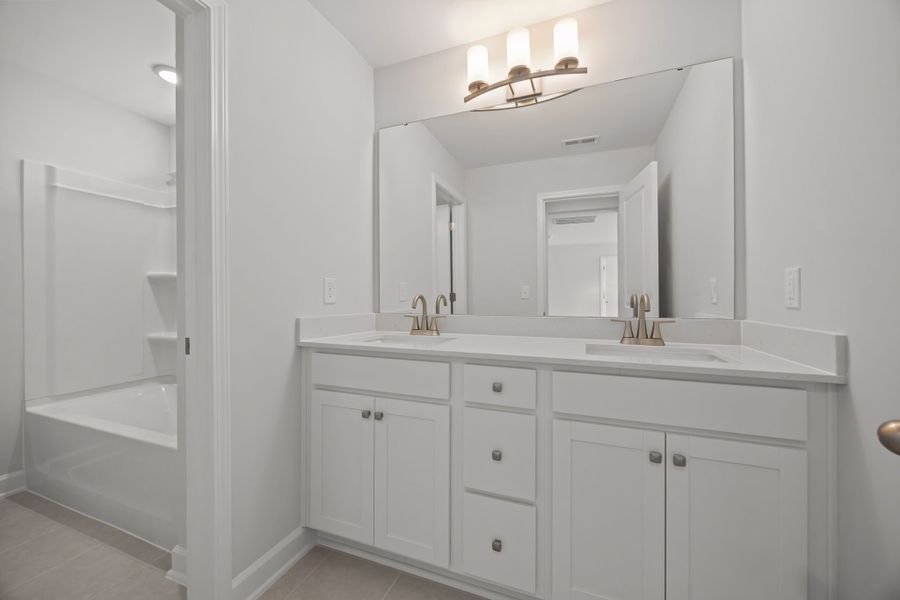 Representative furnished interior of a home built from the The Ashport B by Davidson Homes LLC in Saddle Creek Ranch, Cibolo (Image 12).