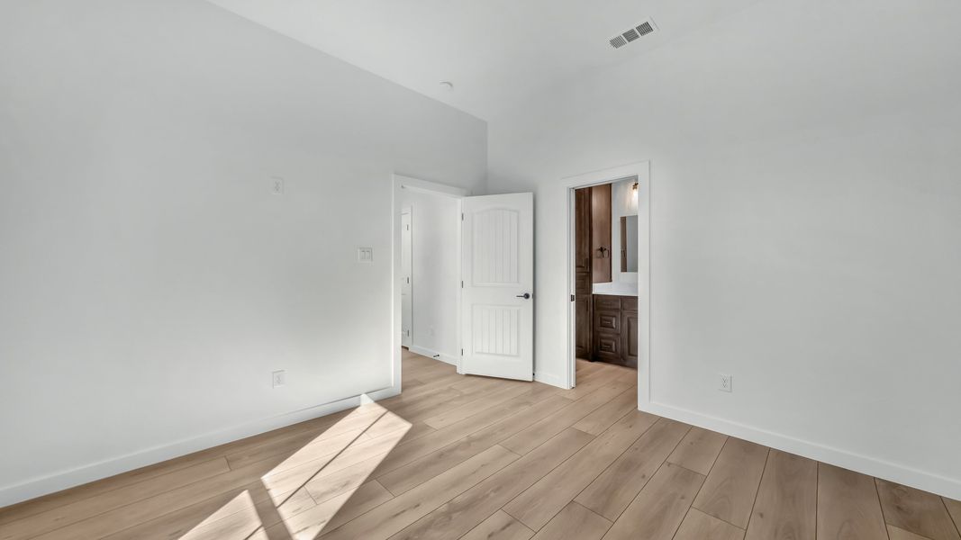 Representative unfurnished interior of a home built from the Rebekah by Zeal Home Builders in Oak Water Ranch, Granbury (Image 43). Representative unfurnished interior of a home built from the Rebekah by Zeal Home Builders in Oak Water Ranch, Granbury (Image 43).