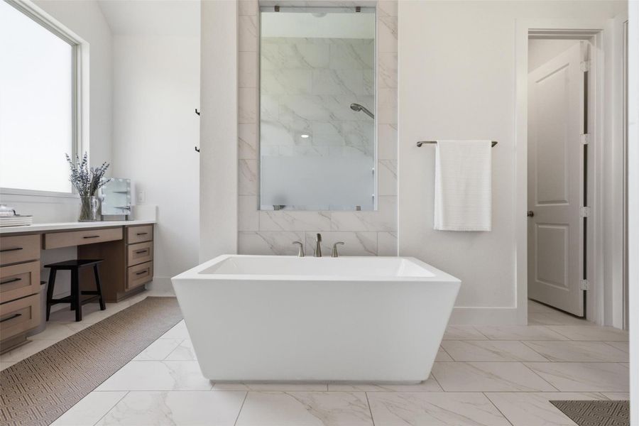 Furnished interior view inside a new home in Elyson, Katy (Image 14).