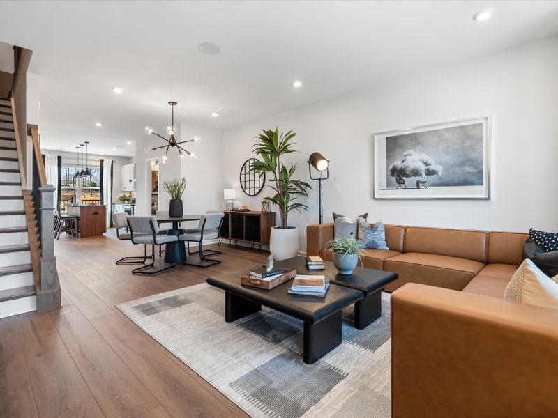 Furnished interior view inside a new home in Southmont, Charlotte (Image 16).