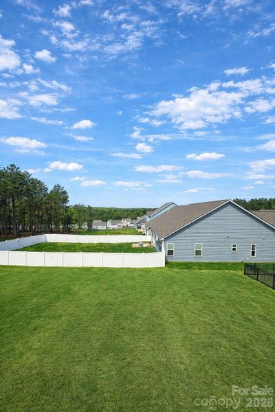 Exterior details and patio area of a home in Edgewater Lakeview On Your Lot, Lancaster (Image 26).