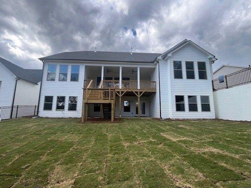 Exterior details and patio area of a home in , Canton (Image 6).