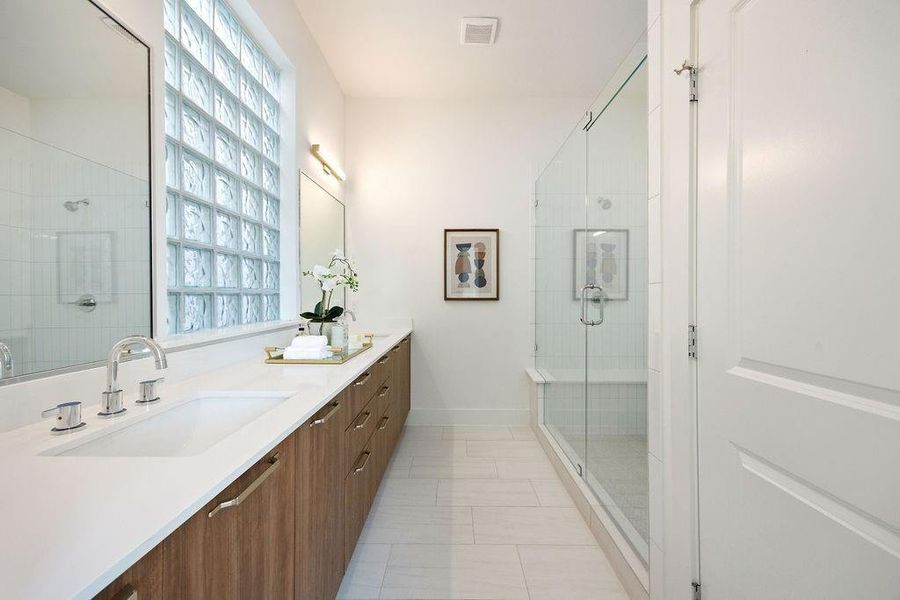 Furnished interior view inside a new home in , Houston (Image 7).
