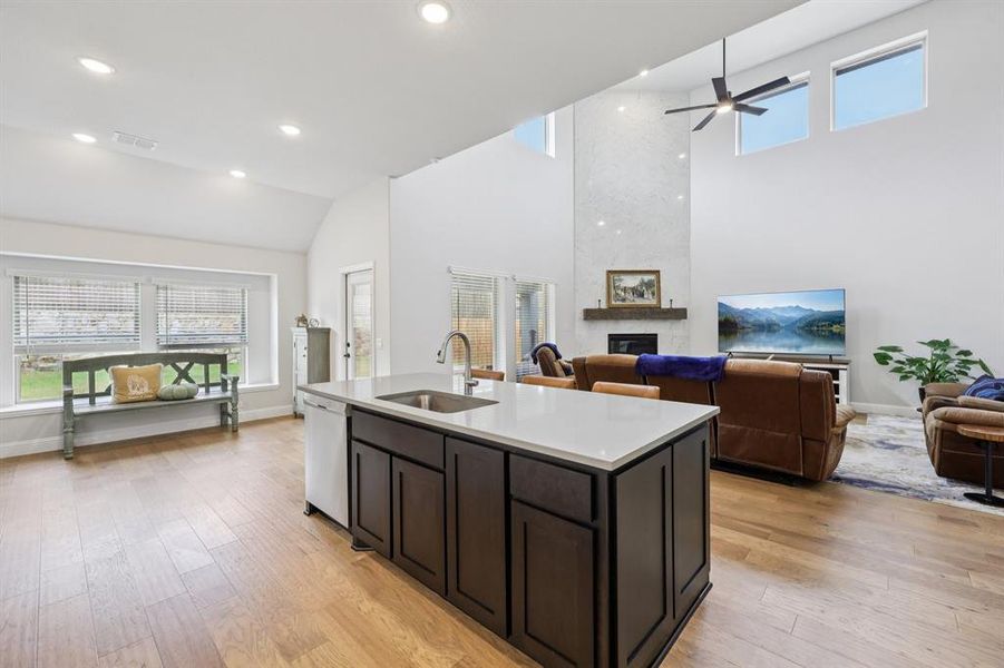 Furnished interior view inside a new home in Glenwood Meadows, Denton (Image 22).