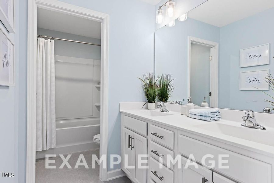 Furnished interior view inside a new home in Tobacco Road, Angier (Image 24).