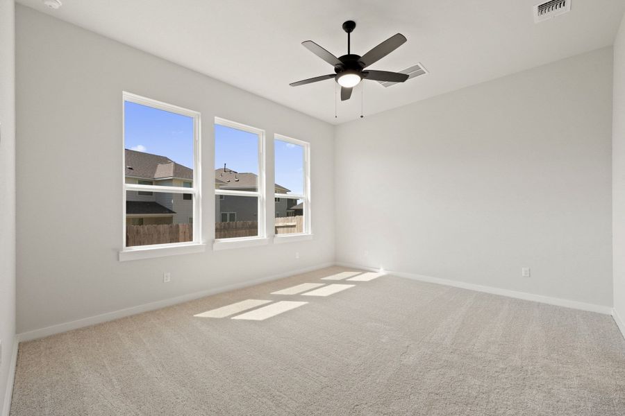 Spacious, unfurnished interior of a new home in Lariat, Liberty Hill (Image 31). Spacious, unfurnished interior of a new home in Lariat, Liberty Hill (Image 31).