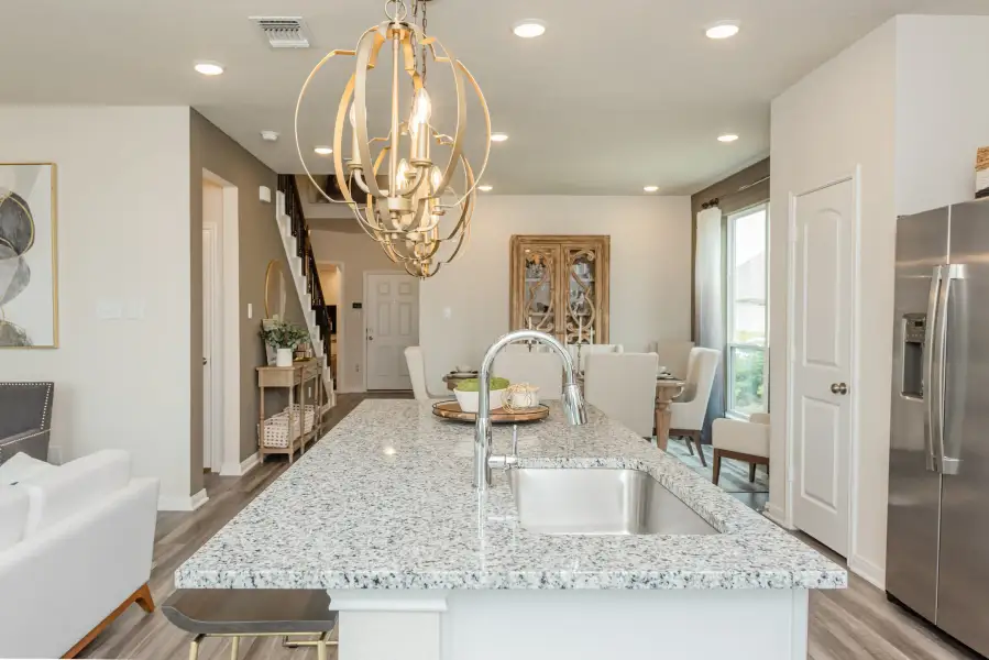 Furnished interior view inside a new home in Liberty Oaks, Waco (Image 5).