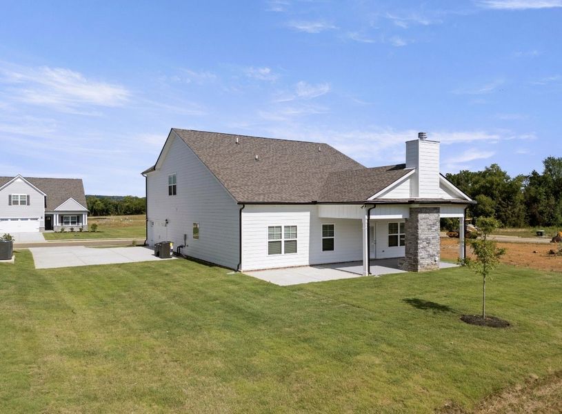 Front exterior of a new home in Brewer Point, Murfreesboro, TN, highlighting curb appeal (Image 16).