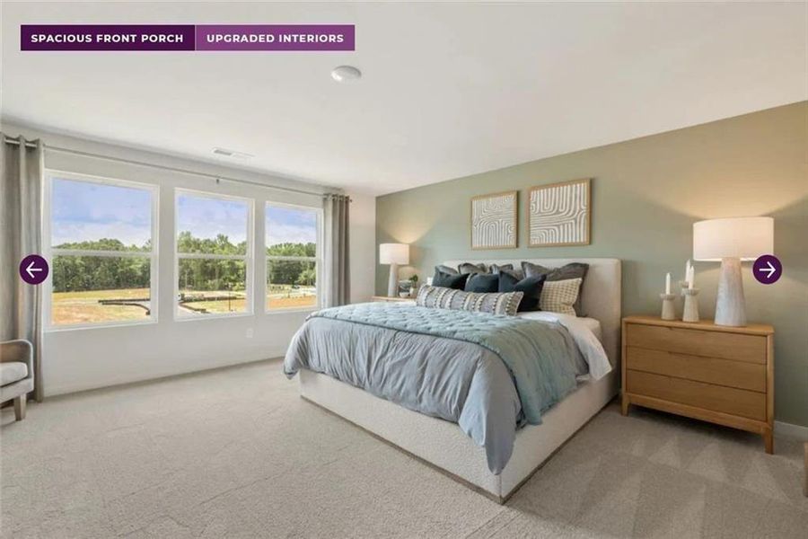 Furnished interior view inside a new home in Reserve at Gum Springs, Jefferson (Image 15).