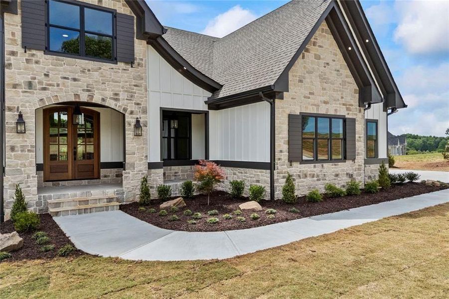 Exterior details and patio area of a home in , Monroe (Image 34). Exterior details and patio area of a home in , Monroe (Image 34).