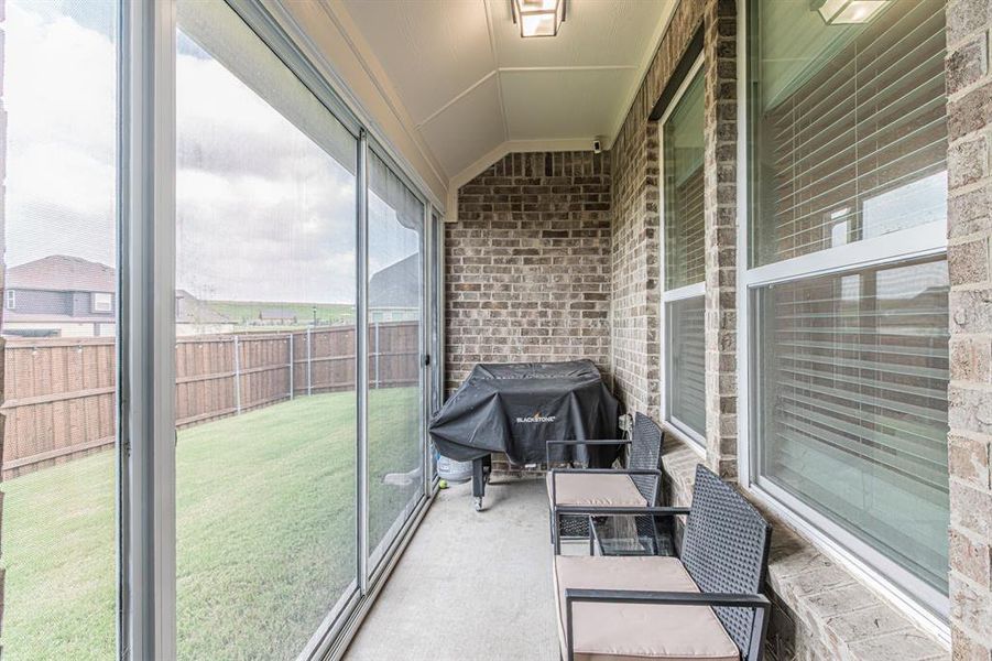 Exterior details and patio area of a home in Westside Preserve, Midlothian (Image 3).