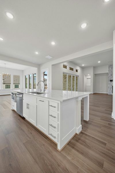 Furnished interior view inside a new home in Santa Rita Ranch, Georgetown (Image 5).