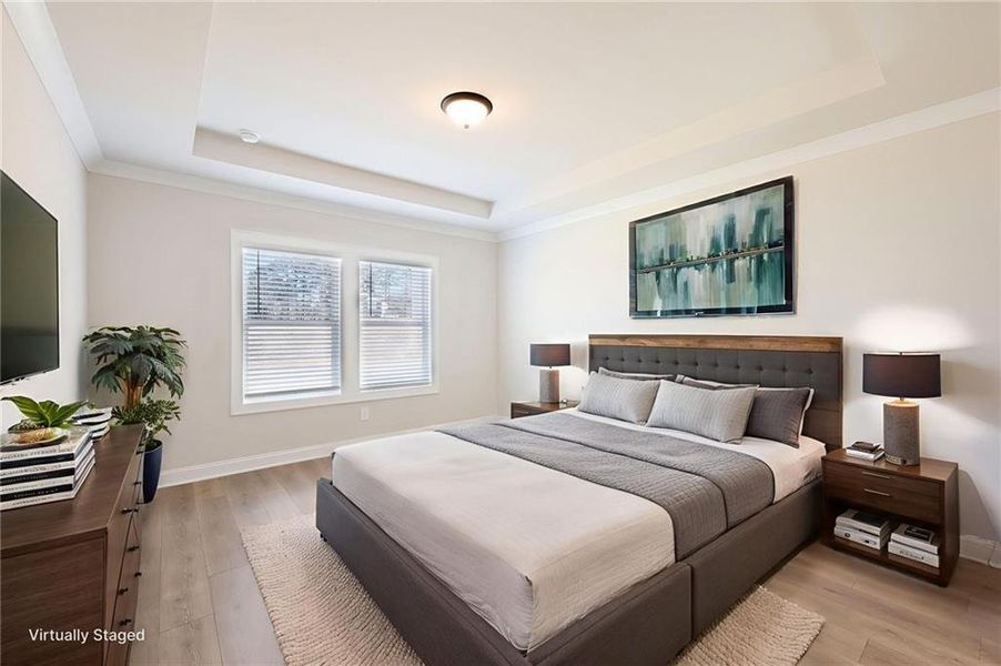 Furnished interior view inside a new home in River Pointe, Monroe (Image 18).