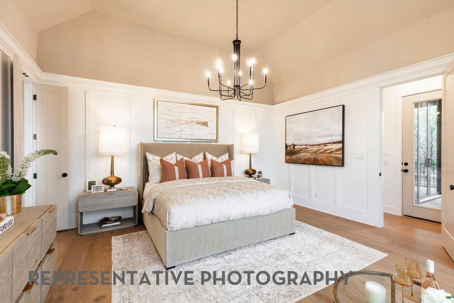 Furnished interior view inside a new home in Santa Rita Ranch, Liberty Hill (Image 12). Furnished interior view inside a new home in Santa Rita Ranch, Liberty Hill (Image 12).