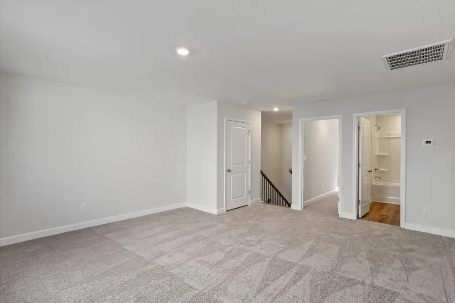 Spacious, unfurnished interior of a new home in Ovation at Sweetbrier, Durham (Image 26). Spacious, unfurnished interior of a new home in Ovation at Sweetbrier, Durham (Image 26).