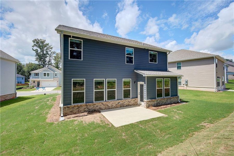 Exterior details and patio area of a home in Westminster, Covington (Image 4).