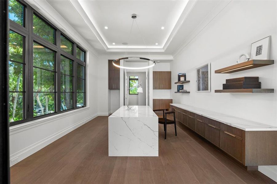 Furnished interior view inside a new home in , Sarasota (Image 35).