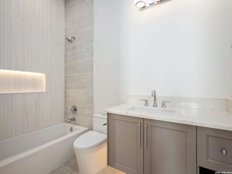 Furnished interior view inside a new home in , San Antonio (Image 4).